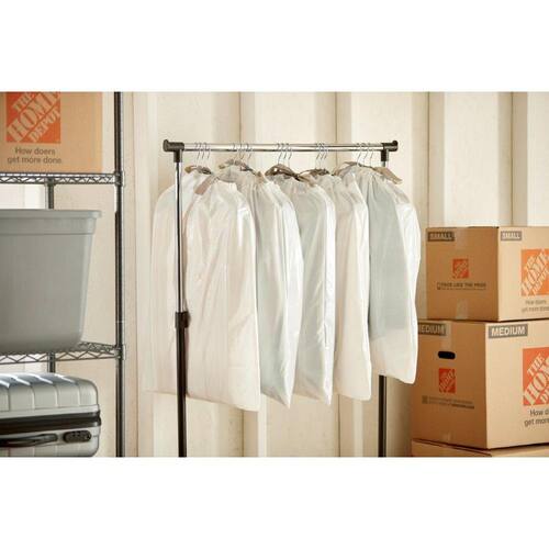 Kitchen and Compactor Drawstring Bags White 18 Gal. (30-Count)