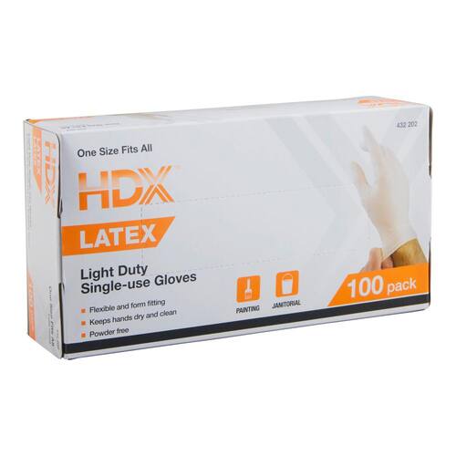 Latex Gloves Disposable 100-Count