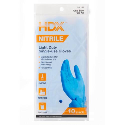 Nitrile Gloves Disposable 10-Count