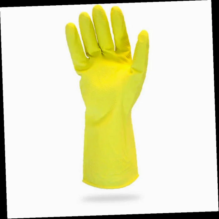 Latex Reusable Gloves Yellow LXL 5-Pairs