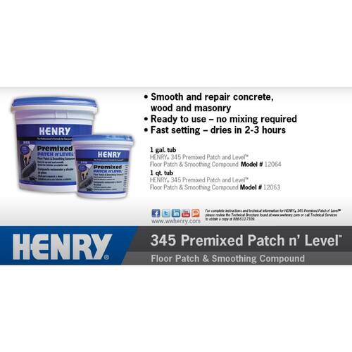 Patch and Level Premixed Paste (1 gal.) Gray