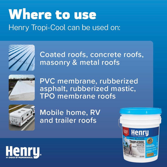 Roof Coating Silicone 887 Reflective Tropi-Cool White 4.75 gal. 3