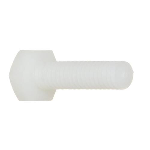 Hex Bolt 1/4 in.-20 x 1 in. Nylon 2-Pack