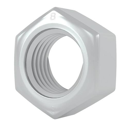 Hex Nuts M6-1.0 Zinc-Plated Steel Metric 2 per Pack