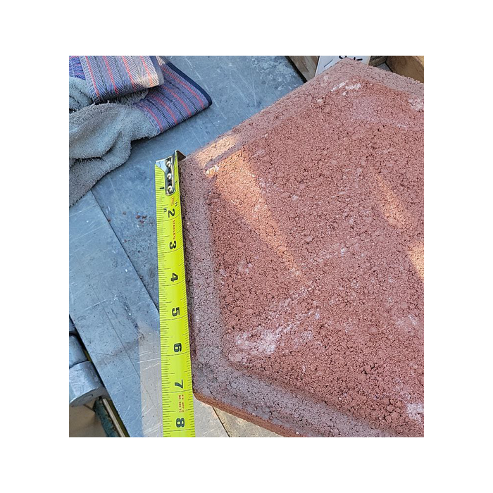 Stepping Stone 12 in. x 2 in. Grey Concrete Natural Paver