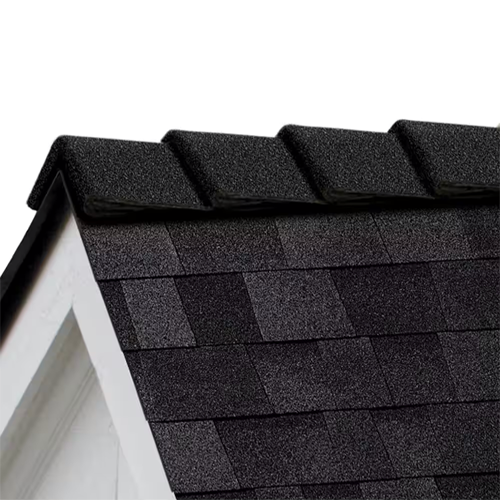 Onyx Black Hip and Ridge Roofing Shingles 8 in.x 20 ft. DecoRidge