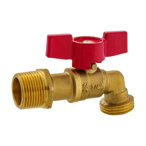 Brass Hose Bibb 3/4 in. MIP x MHT PSI-200