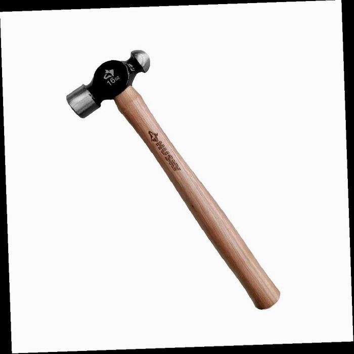 Ball-Peen Hammer with Hickory Handle, 16 oz.
