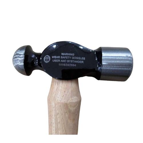 Ball-Peen Hammer with Hickory Handle, 24 oz.