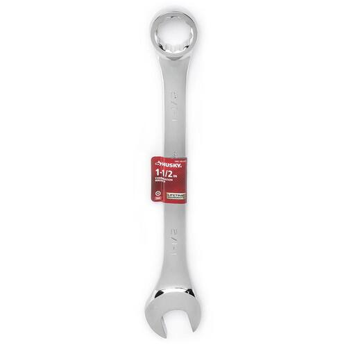 Full Polish Combination Wrench, 1-1/2 in. 12-Point SAE