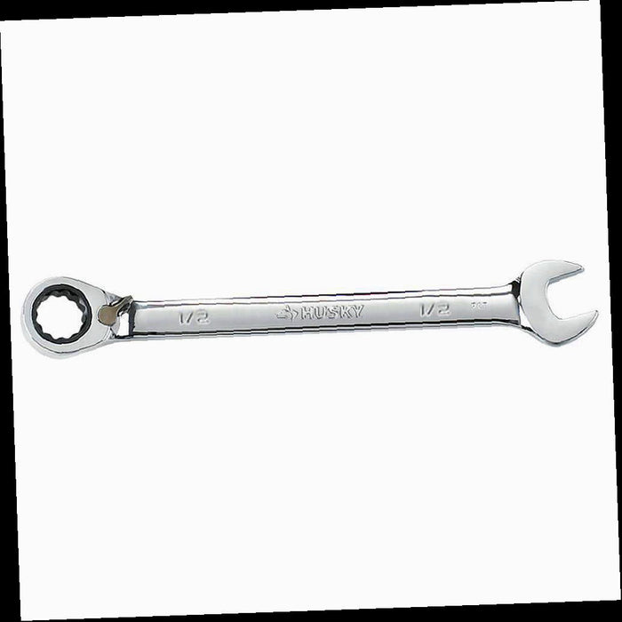 Reversible Ratcheting Combination Wrench, 1/2 in.