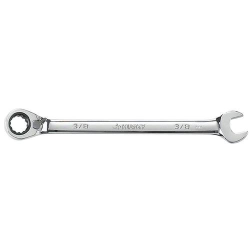 Reversible Ratcheting Combination Wrench, 3/8 in.