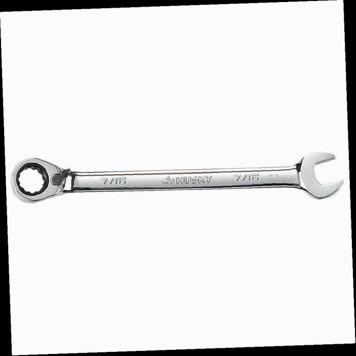Reversible Ratcheting Combination Wrench, 7/16 in.