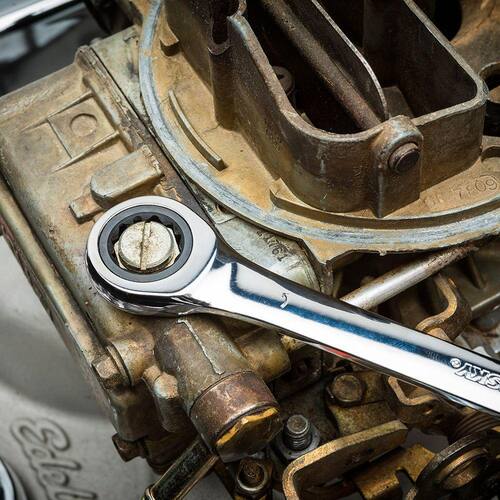 Ratcheting Combination Wrench, 1 in. 12-Point SAE