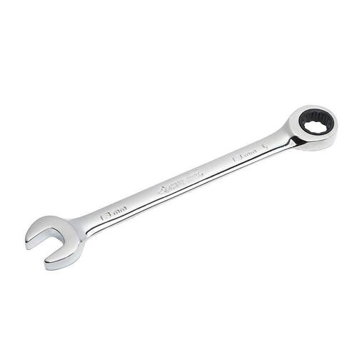 Ratcheting Combination Wrench, 13 mm 12-Point Metric