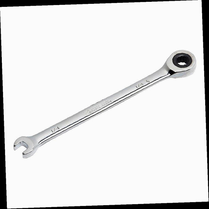 Ratcheting Combination Wrench, 1/4 in. 12-Point SAE