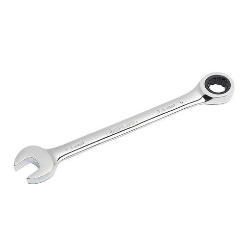 Ratcheting Combination Wrench, 14 mm 12-Point Metric