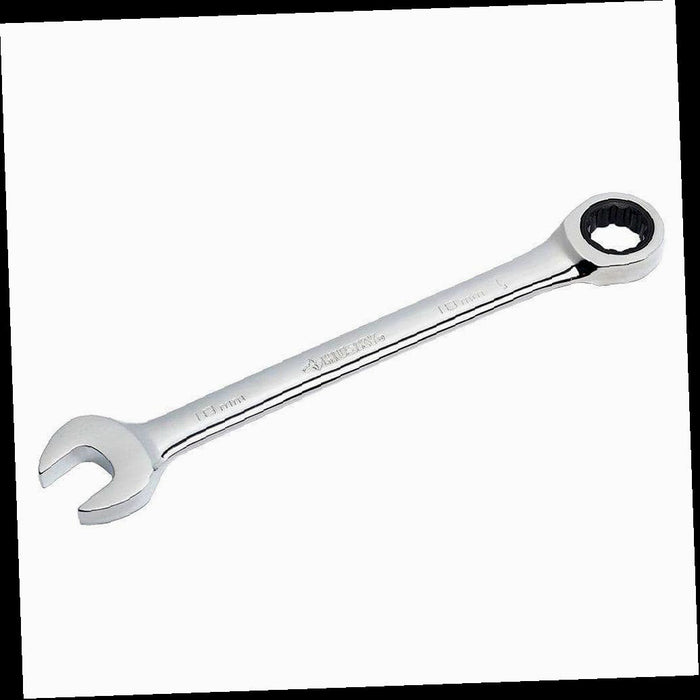 Ratcheting Combination Wrench, 18 mm 12-Point Metric