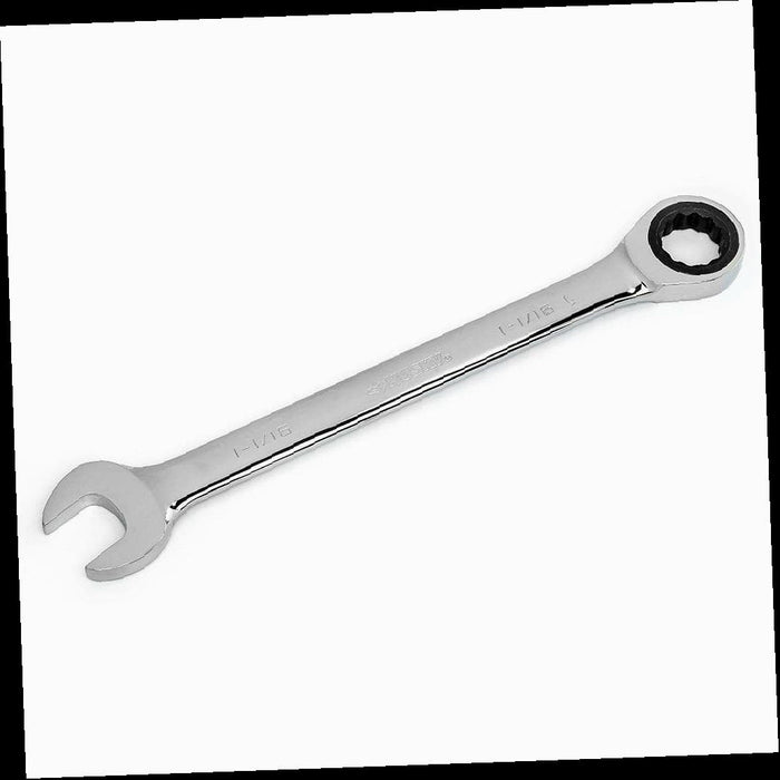 Ratcheting Combination Wrench, 1-1/16 in. 12-Point