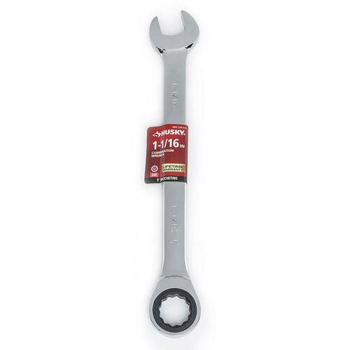 Ratcheting Combination Wrench, 1-1/16 in. 12-Point