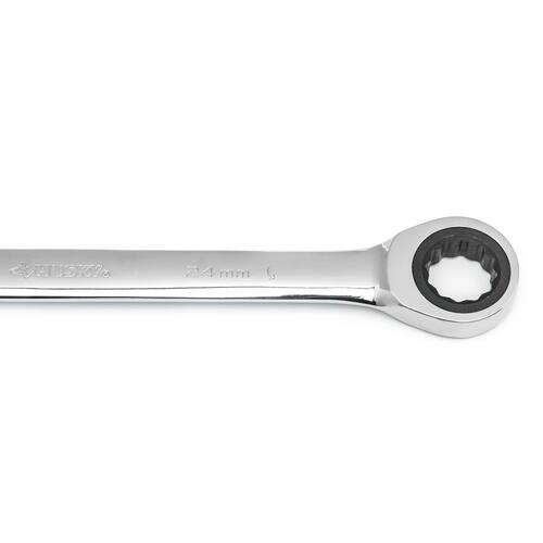 Ratcheting Combination Wrench (12-Point), 24 mm Metric