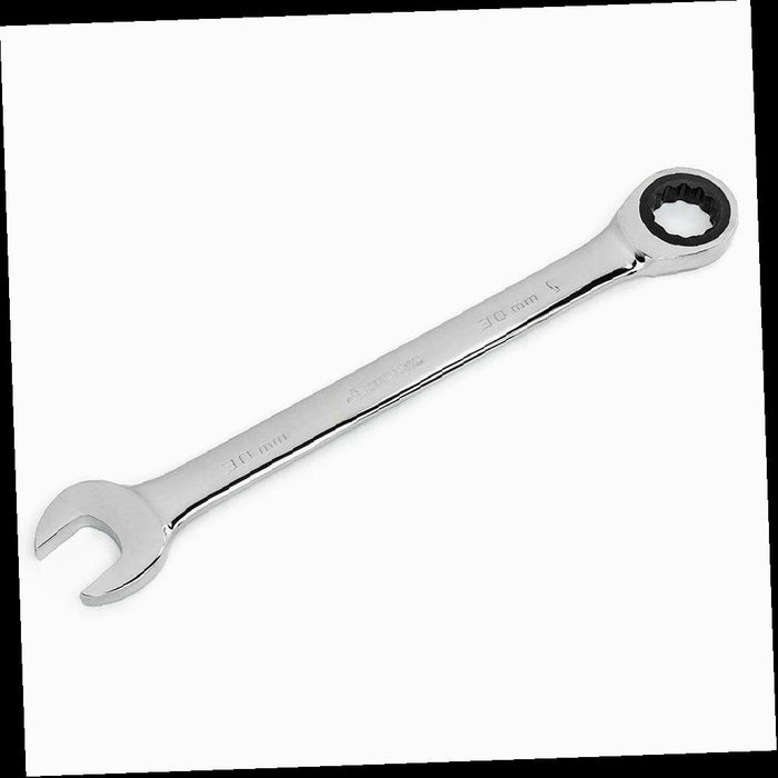 Ratcheting Combination Wrench, 30 mm 12-Point