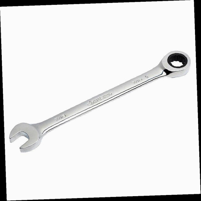 Ratcheting Combination Wrench, 7/16 in. 12-Point SAE
