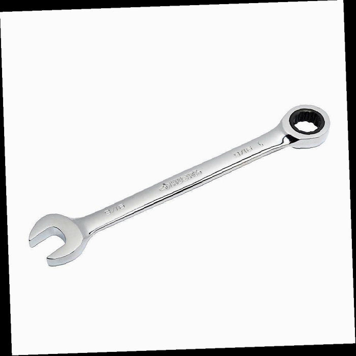 Ratcheting Combination Wrench, 9/16 in. 12-Point SAE