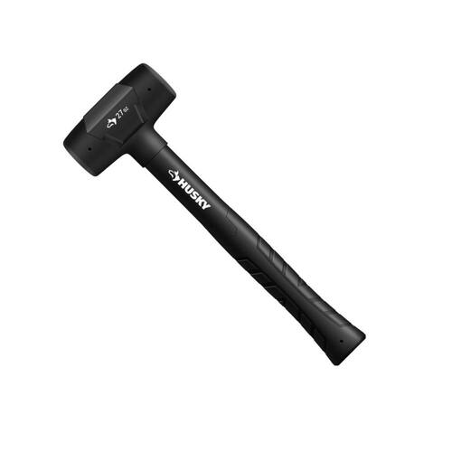 Dead-Blow Hammer with Rubber Handle, 27 oz.