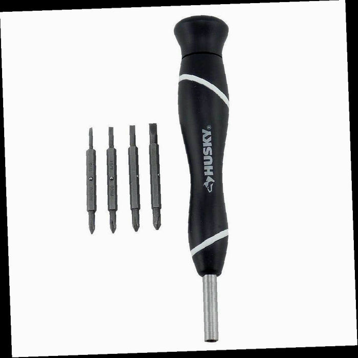 Precision Slotted and Philips Screwdriver, 8-in-1