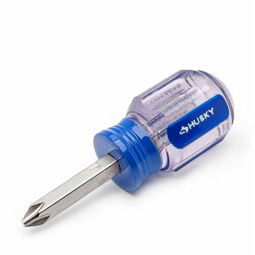 Phillips Screwdriver, #1 x 1-1/2 in. Square Shaft Stubby