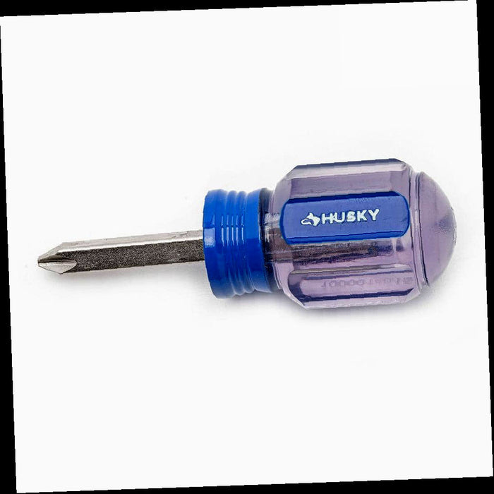 Phillips Screwdriver, #1 x 1-1/2 in. Square Shaft Stubby