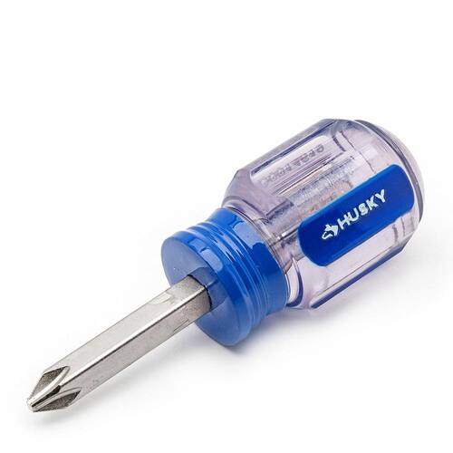 Phillips Screwdriver, #2 x 1-1/2 in. Square Shaft Stubby