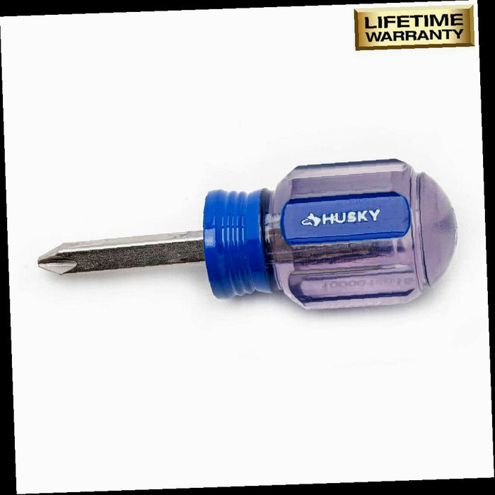 Phillips Screwdriver, #2 x 1-1/2 in. Square Shaft Stubby