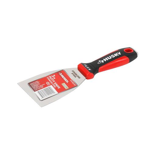 Putty Knife, 3 in., with Stainless Steel Blade