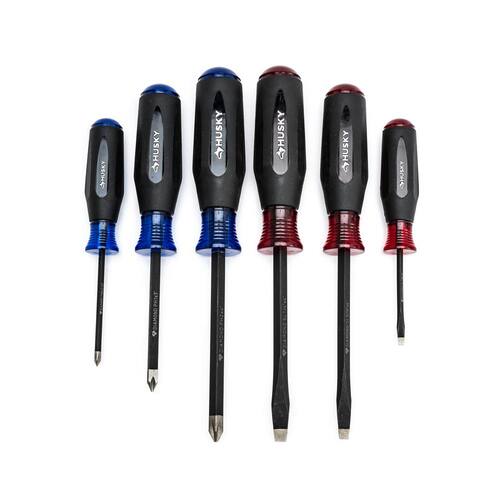 Magnetic Screwdriver Set (6-Piece), Diamond Tip