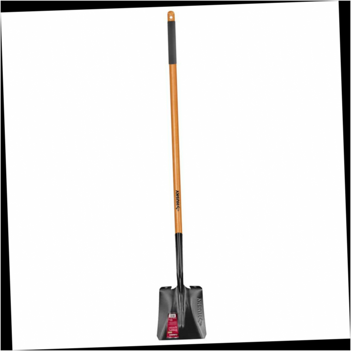 Transfer Shovel Carbon Steel with Grip 47 in. L Wood Handle