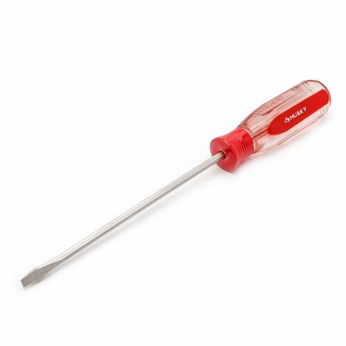 Slotted Square Shaft Screwdriver, 1/8 in. x 4 in.