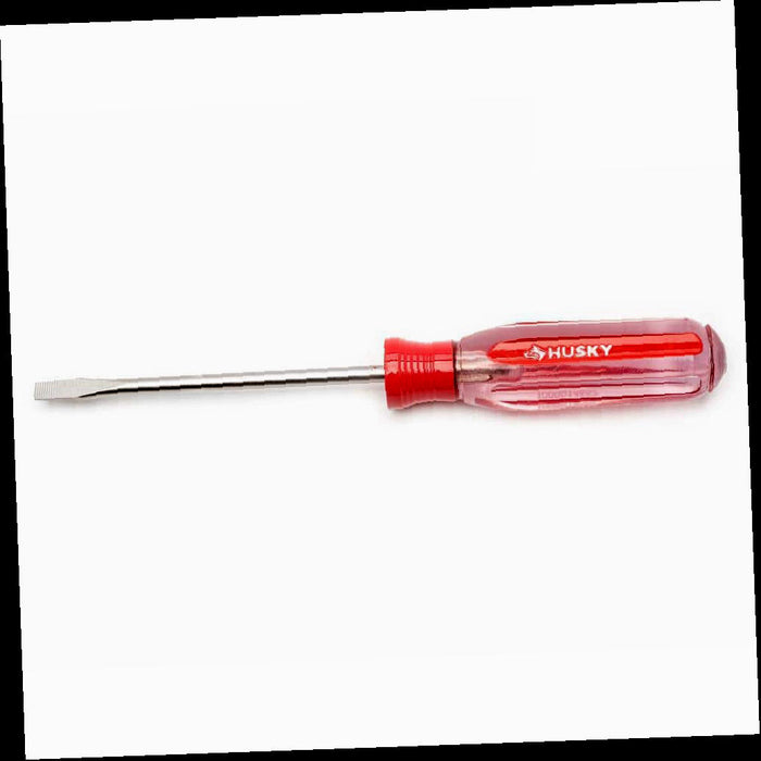 Round Shaft Cabinet Tip Slotted Screwdriver, 3/16 in. x 4 in.