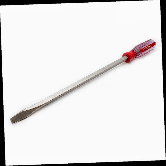 Square Shaft Standard Slotted Screwdriver, 3/8 in. x 12 in.