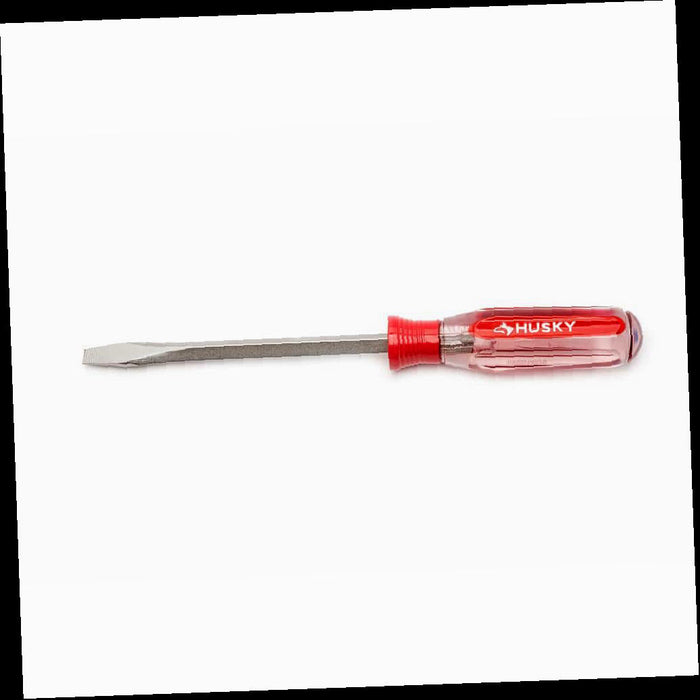 Square Shaft Standard Slotted Screwdriver, 5/16 in. x 6 in.