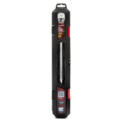 Torque Wrench, 20 ft./lbs. to 100 ft./lbs., 3/8 in. Drive