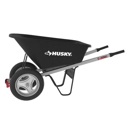 Wheelbarrow Poly Dual FF 6 cu. ft.