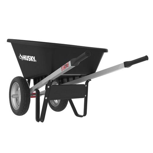 Wheelbarrow Poly Dual FF 6 cu. ft.