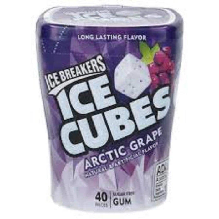 Ice Breakers Gum,IceCubesGrape,Bottle