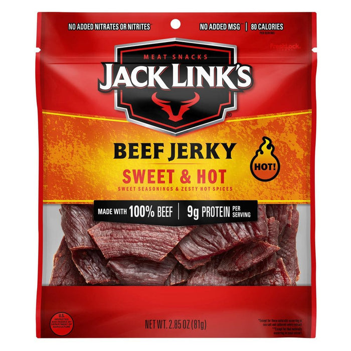 Jack Link's 2.85 oz. Sweet and Hot Jerky Meat Snacks