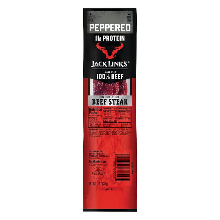 Jack Link's Meat Snack 1 oz. Peppered Beef Steak