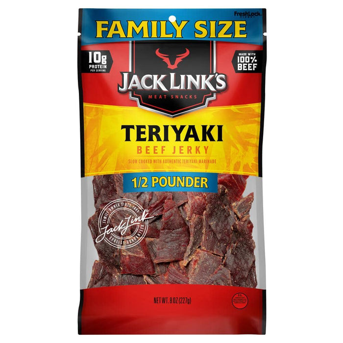 Jack Link's 8 oz. Teriyaki, Jerky Meat Snacks