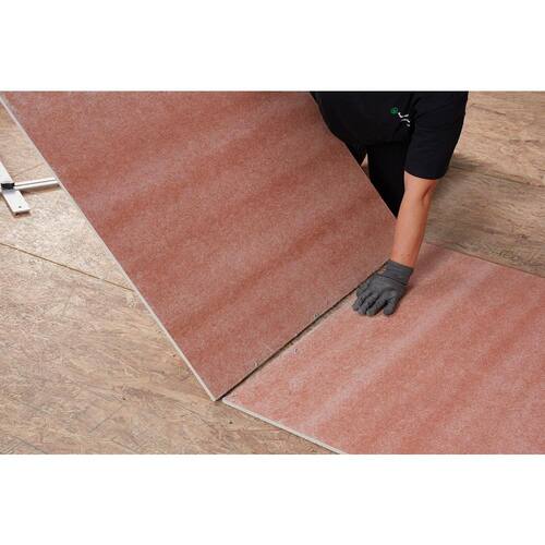 Waterproof Cement Backer Board 0.42 in. x 3 ft. x 5 ft. with HydroDefense Technology. 8