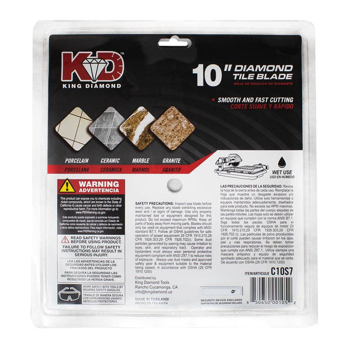 Cutting Disc 10 in. Tile Diamond